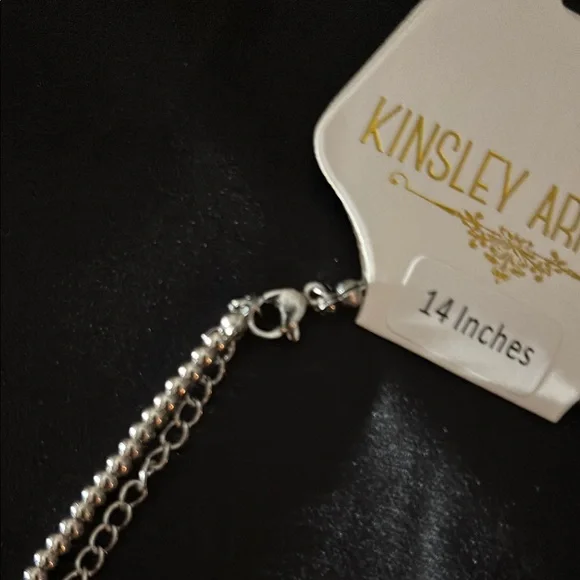 Kinsley Armelle Silver Crystal Necklace - Picture 7 of 8